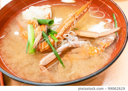 Japanese food "Crab miso soup" 99062629