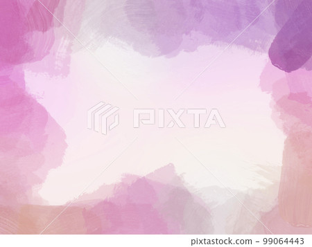 A dark colored frame drawn with a brush touch purple A dark colored frame drawn with a brush touch purple 99064443