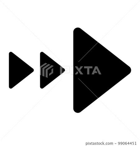 Arrow icon. Modern simple arrow or cursor. Directional arrow flat style isolated on white background. Vector illustration Arrow icon. Modern simple arrow or cursor. Directional arrow flat style isolated on white background. Vector illustration 99064451