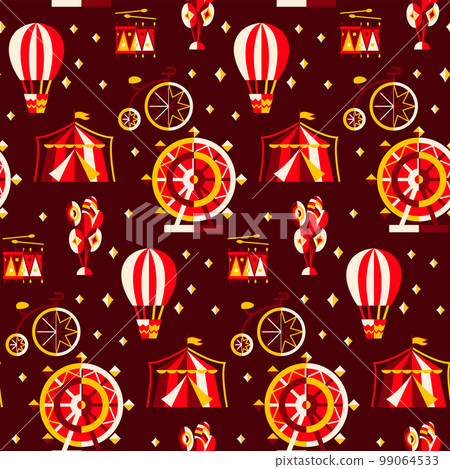 Circus Seamless Pattern 99064533