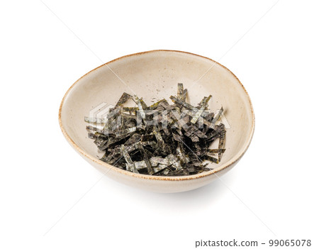 Nori Flakes Isolated, Dried Aonori Seaweed Flakes, Dry Sea Weed, Seaweed Crumbles, Nori Pieces, Furikake Nori Flakes Isolated, Dried Aonori Seaweed Flakes, Dry Sea Weed, Seaweed Crumbles, Nori Pieces, Furikake 99065078
