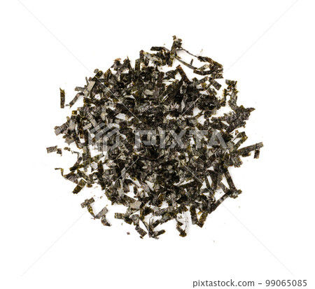 Nori Flakes Isolated, Dried Aonori Seaweed Flakes, Dry Sea Weed, Seaweed Crumbles, Nori Pieces, Furikake 99065085