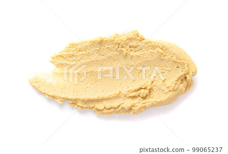 Hummus Smear Isolated, Houmous Dip, Tahini Sauce, Hummus Spread on White Background 99065237