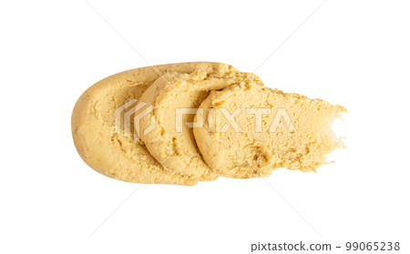 Hummus Smear Isolated, Houmous Dip, Tahini Sauce, Hummus Spread on White Background 99065238