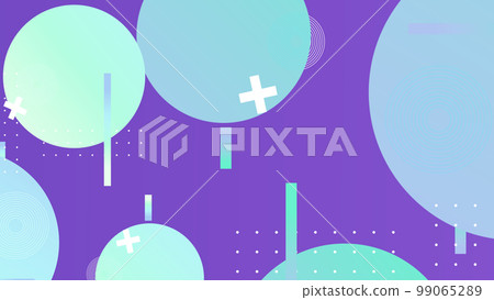 Colorful abstract geometric shape pattern illustration in retro style. Colorful abstract geometric shape pattern illustration in retro style. 99065289
