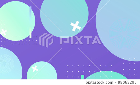 Colorful abstract geometric shape pattern illustration in retro style. Colorful abstract geometric shape pattern illustration in retro style. 99065293