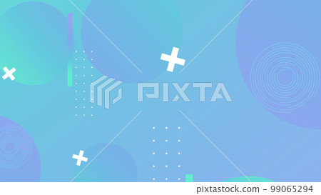 Colorful abstract geometric shape pattern illustration in retro style. Colorful abstract geometric shape pattern illustration in retro style. 99065294