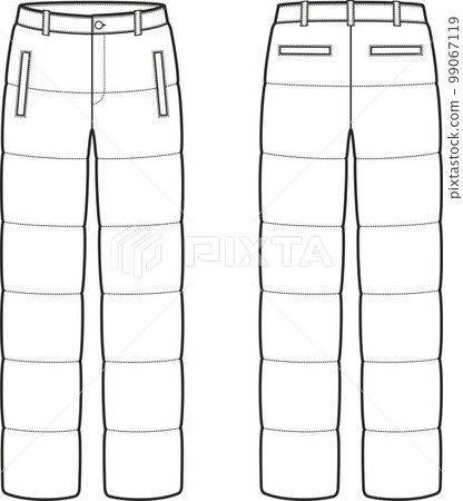 Women's down pants 99067119