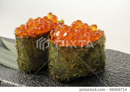 Ikura Gunkan: Delicious Ikura Gunkan Gunkan Roll Ikura Gunkan: Delicious Ikura Gunkan Gunkan Roll 99069714