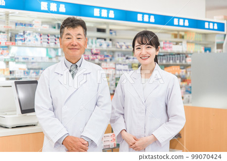 Pharmacists working in pharmacies, hospitals, and drug stores (prescriptions, medicines, supplements) 99070424