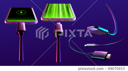 3D smartphone charger cable set 99070915