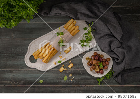 Grissini bread sticks Grissini bread sticks 99071682