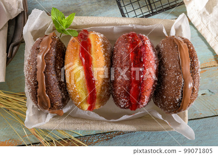 Portuguese fried dough with sugar 99071805