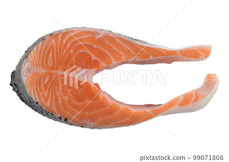Slice of red fish salmon 99071808