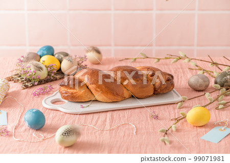 Portuguese traditional Easter cake 99071981