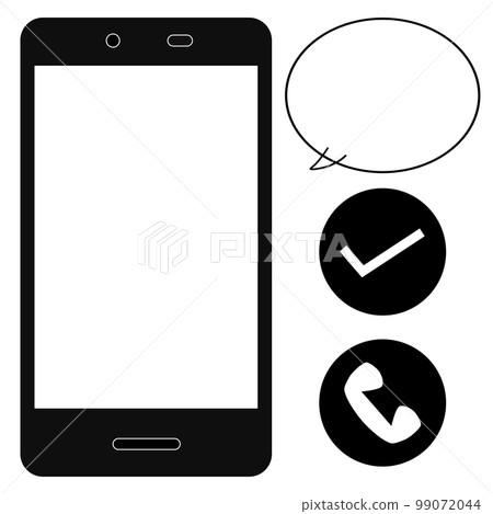 智能手機和圖標集 智能手機和圖標集 99072044