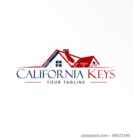 Unique Roof house and California maps image graphic icon logo design abstract concept vector stock. Can be used as a symbol related to home property. Unique Roof house and California maps image graphic icon logo design abstract concept vector stock. Can be used as a symbol related to home property. 99072390