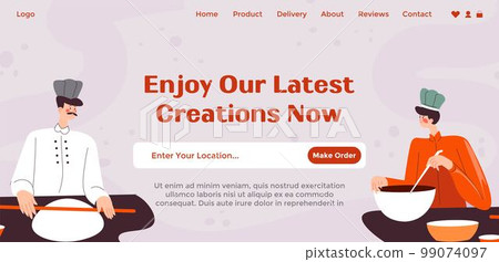 Enjoy our latest creations now, bakery shop web 99074097