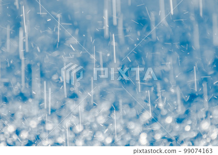 Background material ・ Image of rainy season and heavy rain 99074163