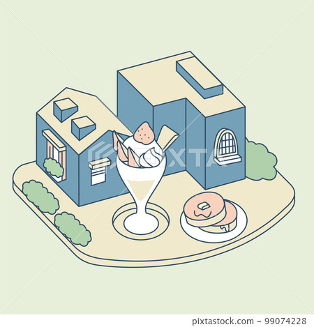 零食時間的治療。放鬆空間 99074228