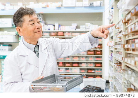 在藥局、醫院和藥局工作的藥劑師（處方、藥品、補充劑） 99074878