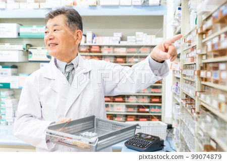 在藥局、醫院和藥局工作的藥劑師（處方、藥品、補充劑） 99074879