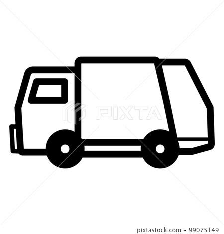 垃圾車圖標 99075149