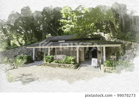 Watercolor-style Takamatsuzuka Mural Museum, Asuka Village, Nara Prefecture Watercolor-style Takamatsuzuka Mural Museum, Asuka Village, Nara Prefecture 99078273