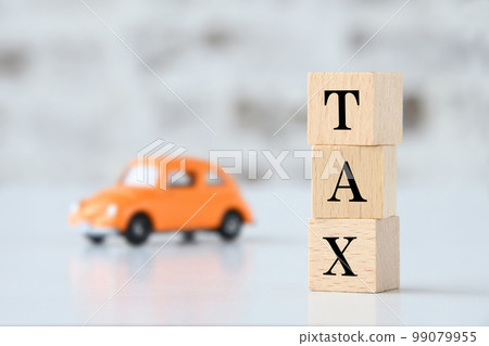 Automobile tax image Automobile tax image 99079955