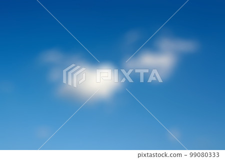 A softly retouched image of a blue summer sky and gaping clouds. A softly retouched image of a blue summer sky and gaping clouds. 99080333
