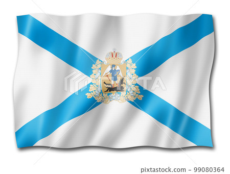 Arkhangelsk state - Oblast -  flag, Russia 99080364