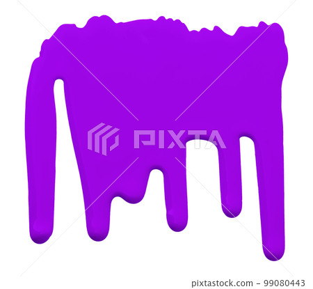 Purple flowing strands isolated on white background. Purple flowing strands isolated on white background. 99080443