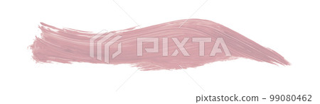 Shiny pink brush isolated on white background. Pastel colors. 99080462