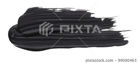 Black gray brush silhouette isolated on white background. moonless night Black gray brush silhouette isolated on white background. moonless night 99080463