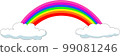 Background transparent rainbow 99081246