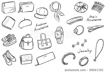 Illustration Isolated Artist Drawing Accessories Vector Royalty