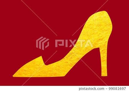 Stiletto heel (gold) 99081697
