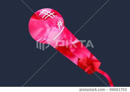 Fashionable design of the microphone Fashionable design of the microphone 99081703