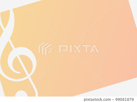 Musical note background A4 size 99081879