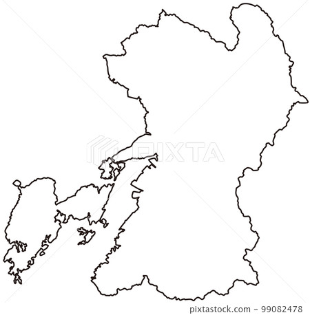 熊本熊本縣地圖 99082478