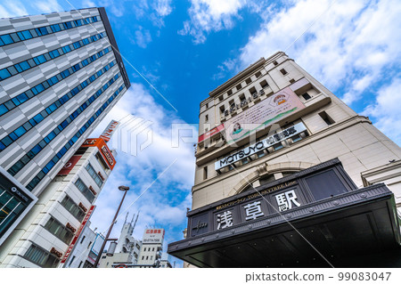 View of Tokyo cityscape of Japan such as Asakusa Station View of Tokyo cityscape of Japan such as Asakusa Station 99083047