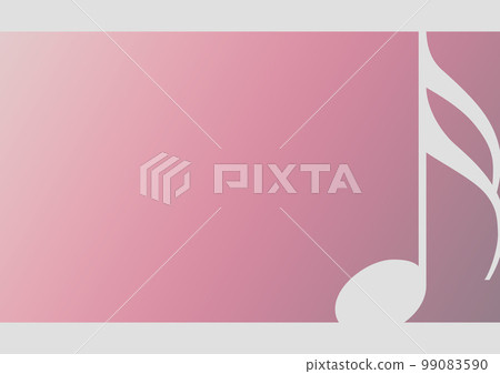Musical note background A4 size 99083590