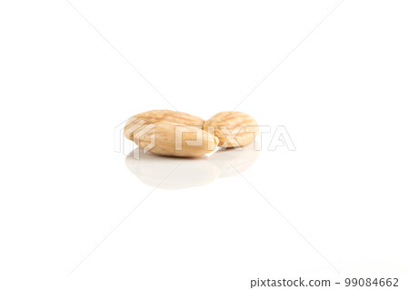 blanch almond on white 99084662