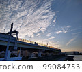 Kanzaki River scenery at dusk 99084753