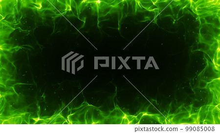 屏幕周圍的綠色火焰 屏幕周圍的綠色火焰 99085008