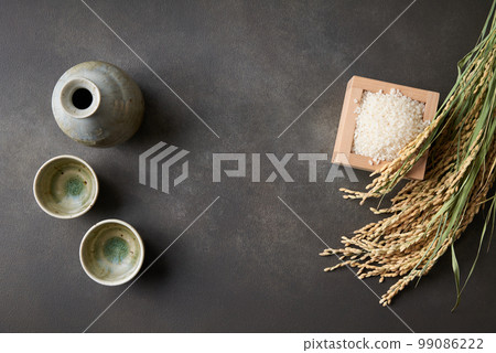 Japanese sake image 99086222