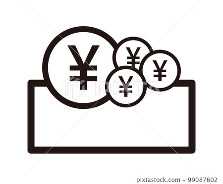 ATM transfer/deposit operation image icon 99087602