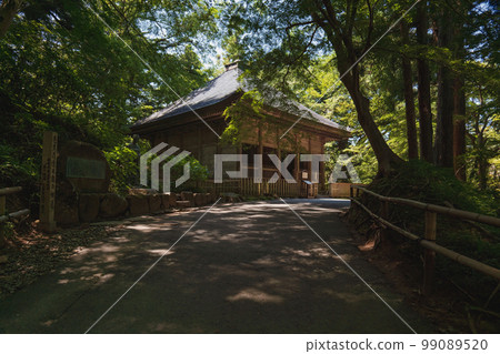 岩手平泉中尊寺舊蓋堂 99089520