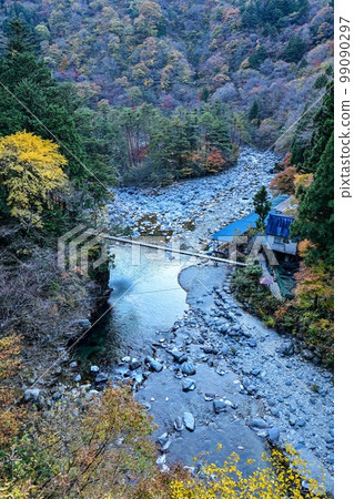 [Gifu] The highly transparent Tsukechi River and Tsukechi Gorge shine in emerald green, so beautiful and soothing, and the rock fish is also delicious. 99090297