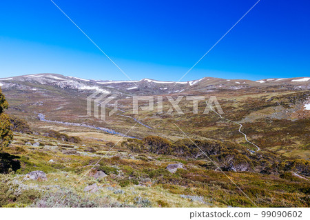 Landscape Views in Kosciuszko National Park Australia Landscape Views in Kosciuszko National Park Australia 99090602